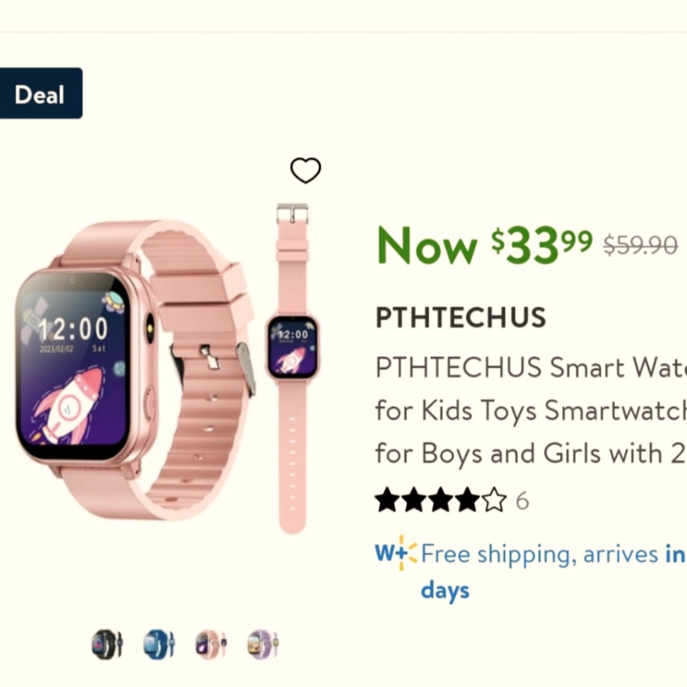 Pthtechus kids  Smart watch.